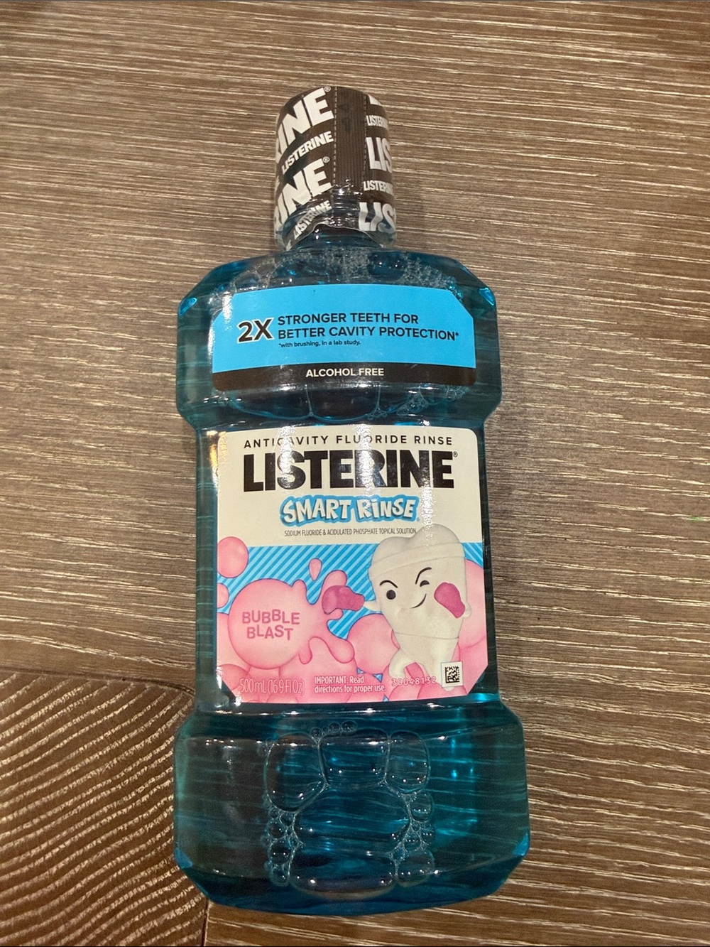 NWT Listerine Smart Rinse Kids Bubble Blast Mouthwash 500mL